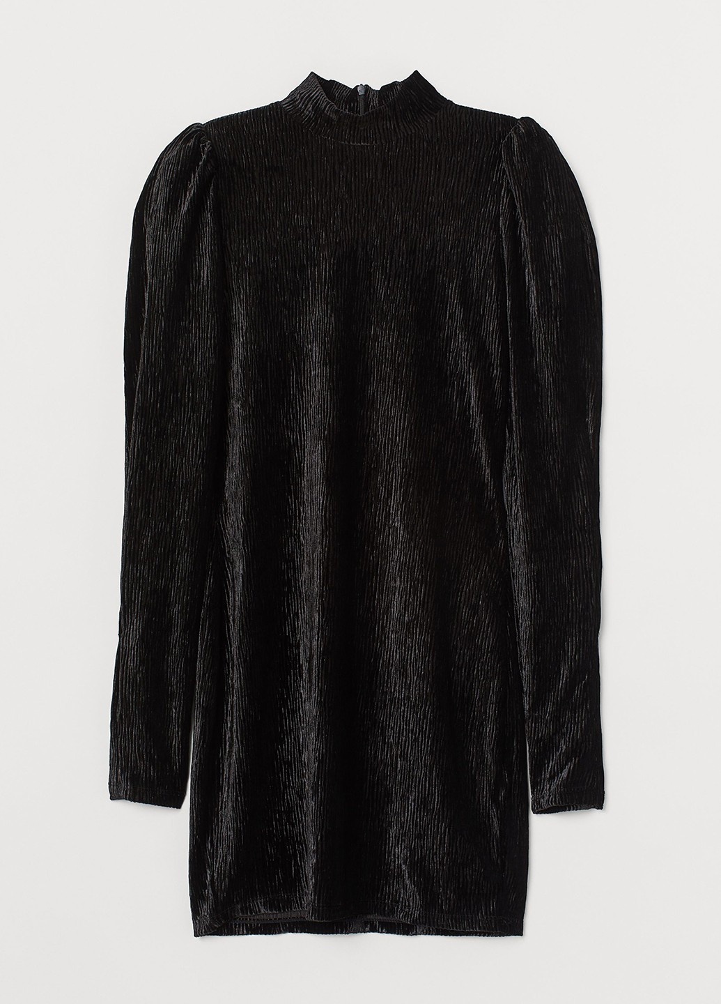 Черное коктейльное платье силуэтная H&M однотонное