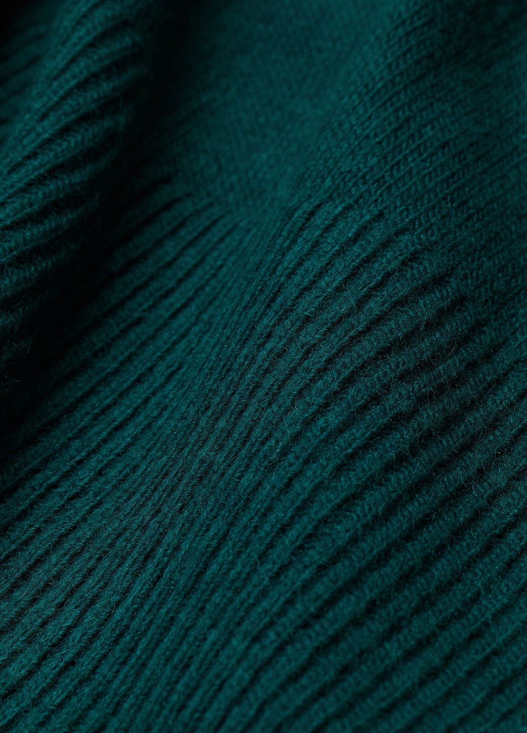 Темно-зеленый зимний свитер H&M