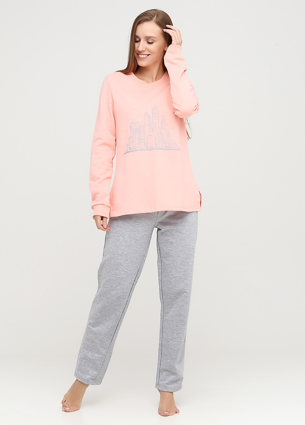 Комбінована всесезон піжама (світшоти, брюки) світшот + брюки Aniele