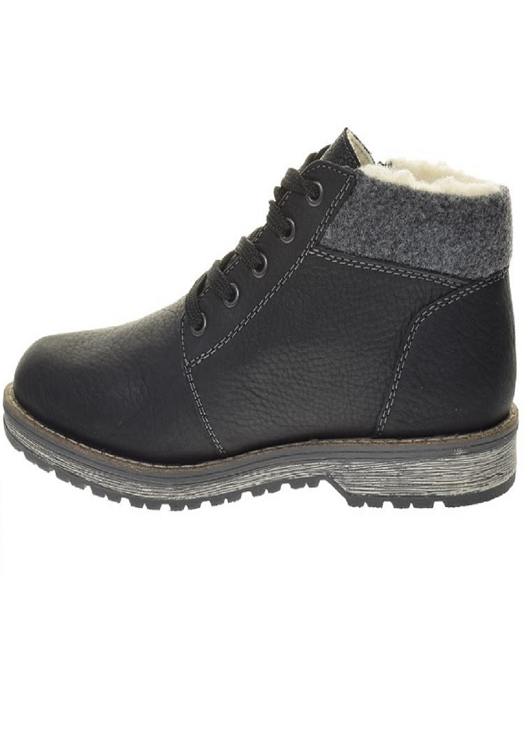 Черные зимние ботинки Rieker