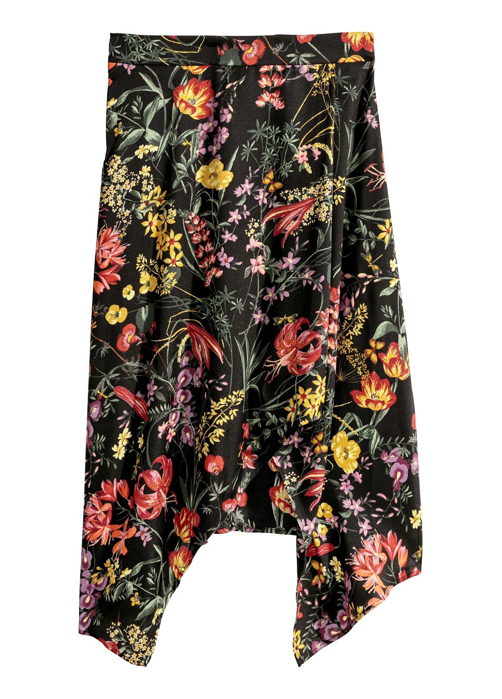 Спідниця атласна з малюнком H&M (252627857)