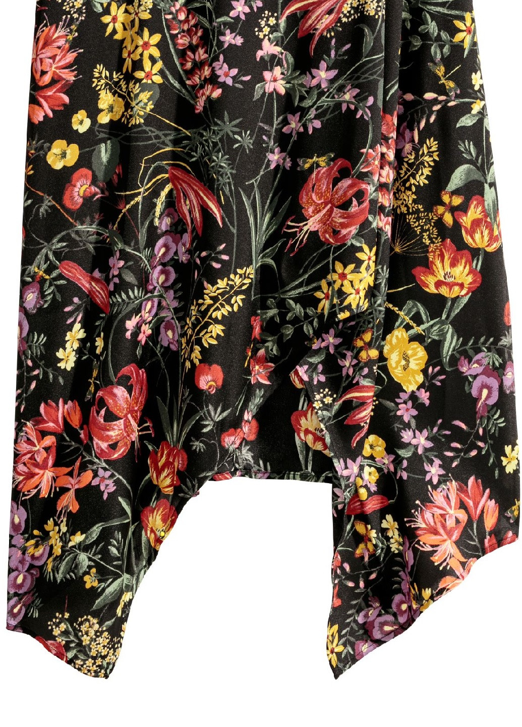 Спідниця атласна з малюнком H&M (252627857)