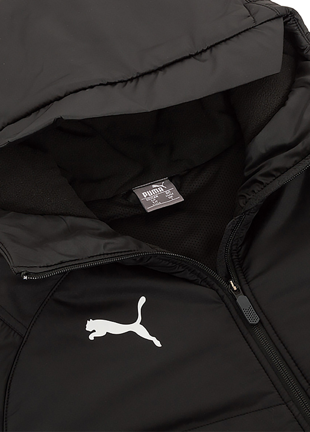Черная зимняя куртка Puma LIGA Sideline Bench Jacket