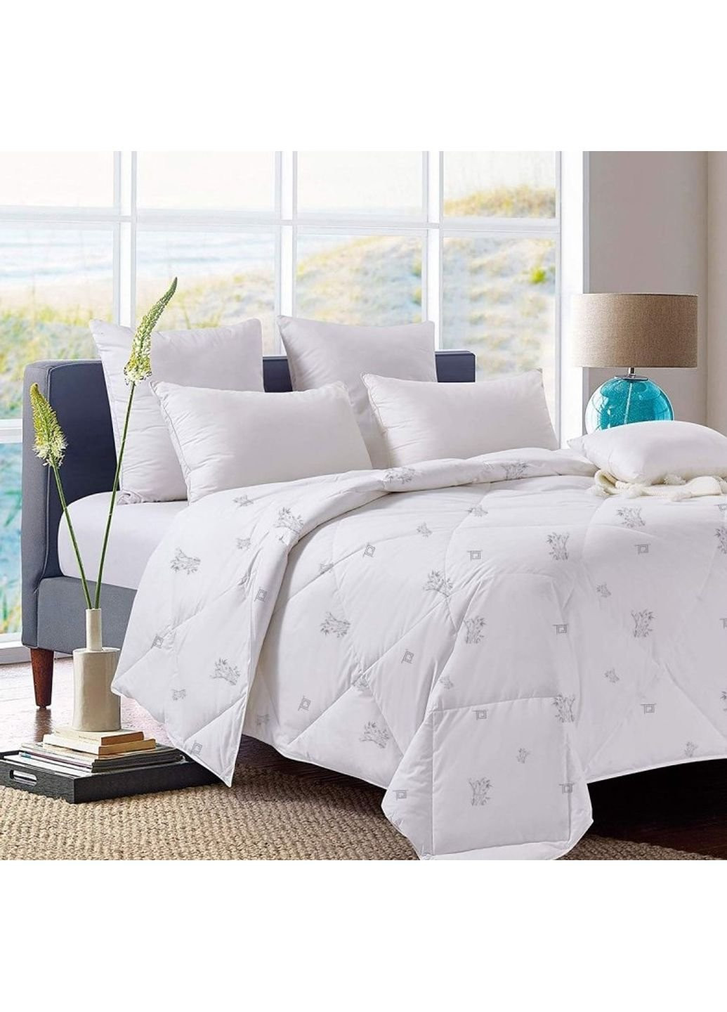 Одеяло полуторное Membrana Print Bamboo 1-02574-00000 150х210 см ТЕП (253617610)