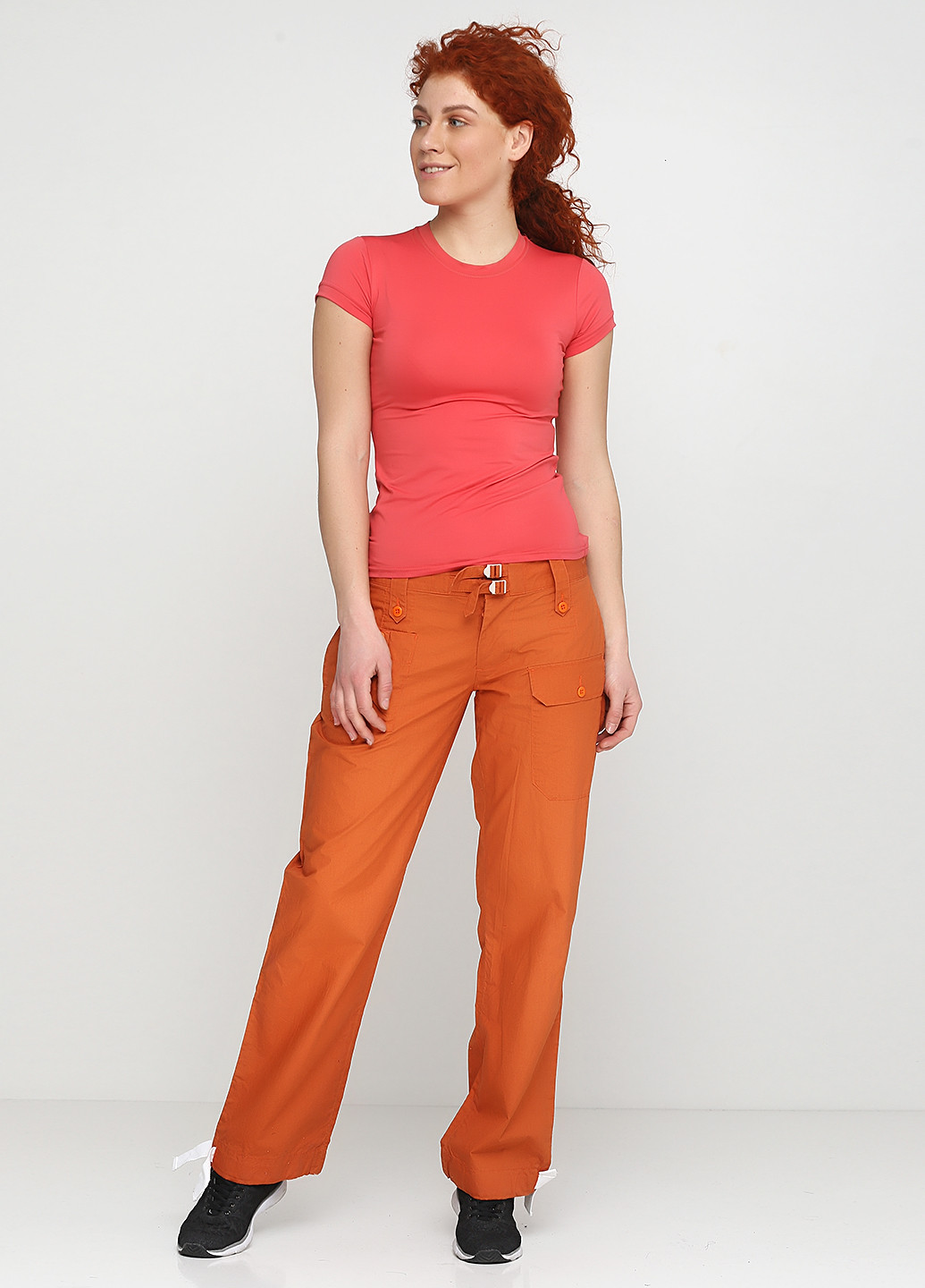 Оранжевые демисезонные брюки Ralph Lauren