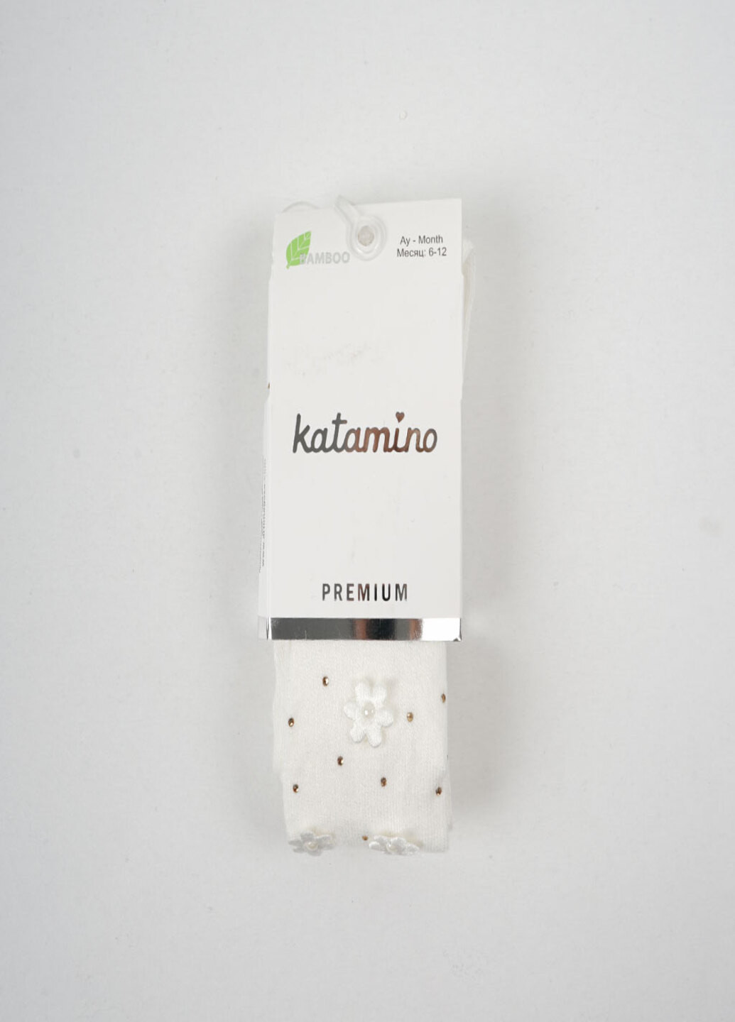 Колготи для дівчат (бамбук),, 0-6, white Katamino k36004 (218983404)