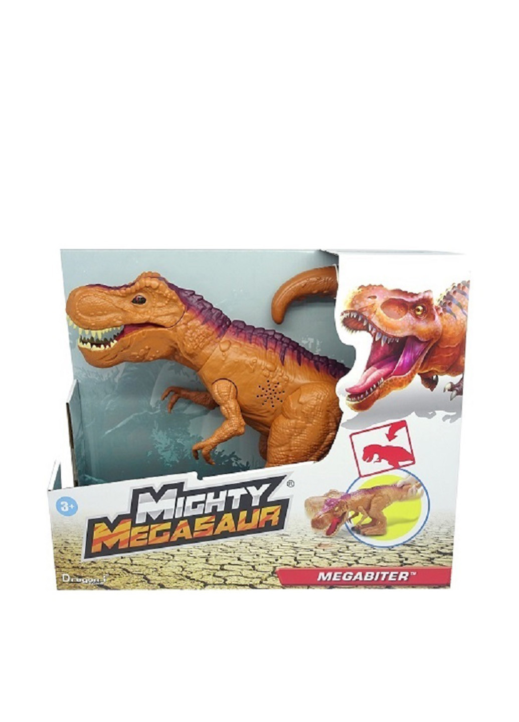 Мегазавр Мегакусаючий T-Rex, 36х11х30 см Mighty Megasaur (256231732)