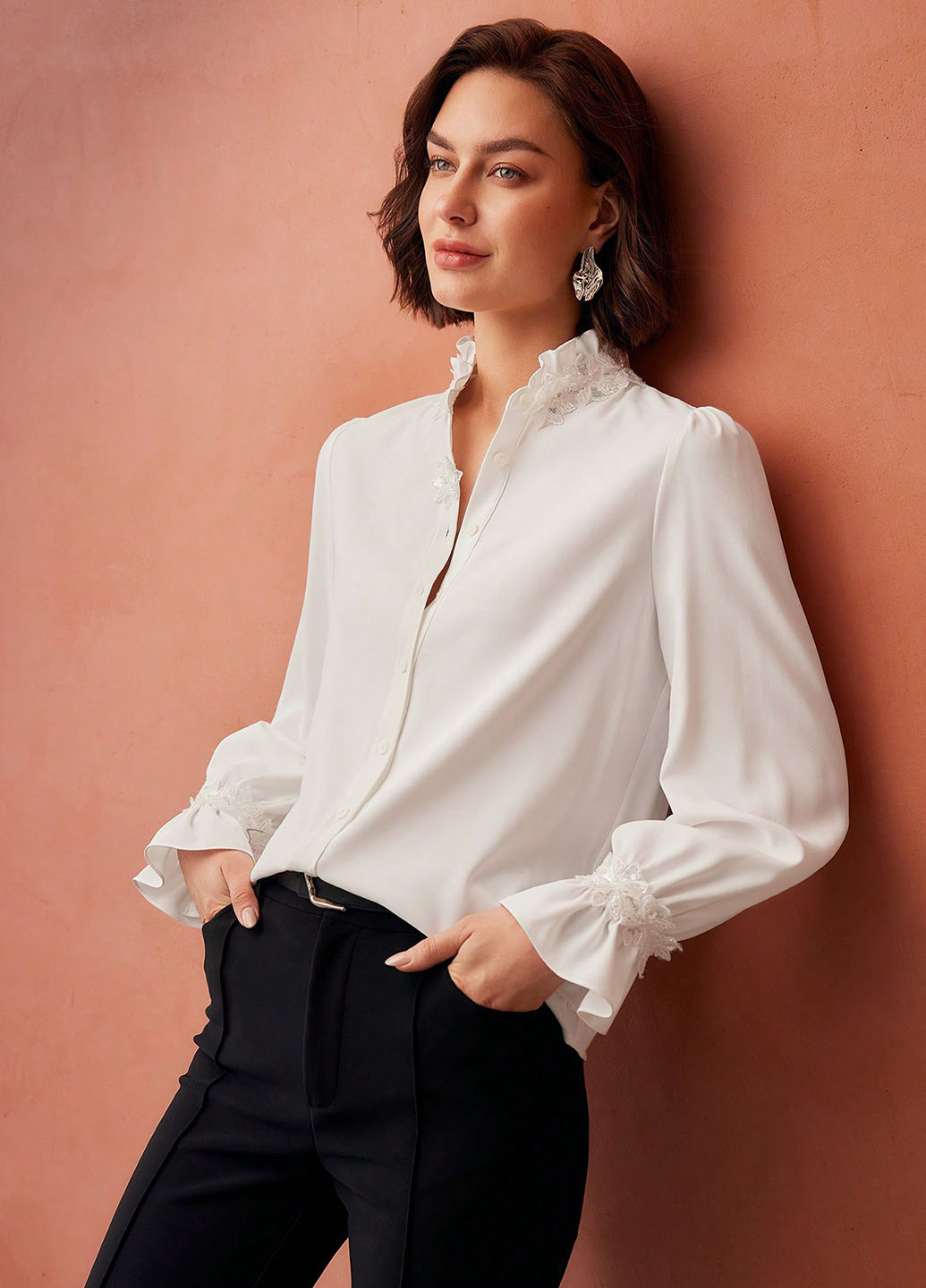 Біла блуза SHEIN