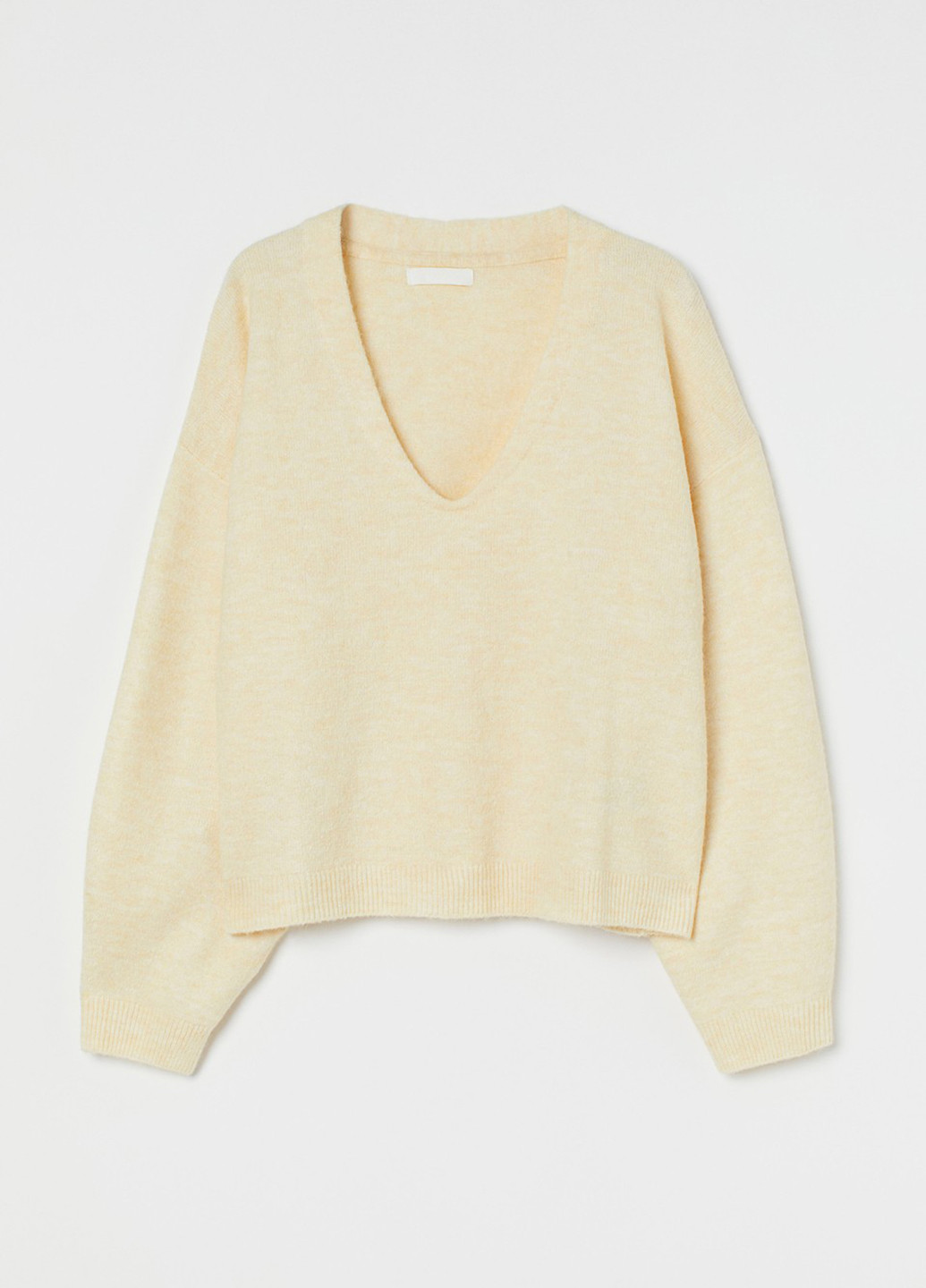 Светло-желтый зимний пуловер пуловер H&M