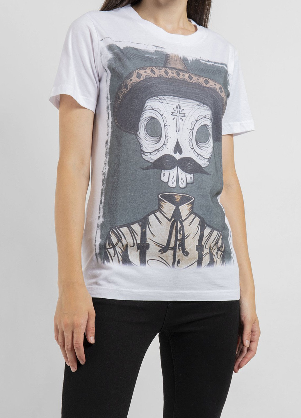 Біла футболка з принтом Sombrero Ko Samui - (250382468)