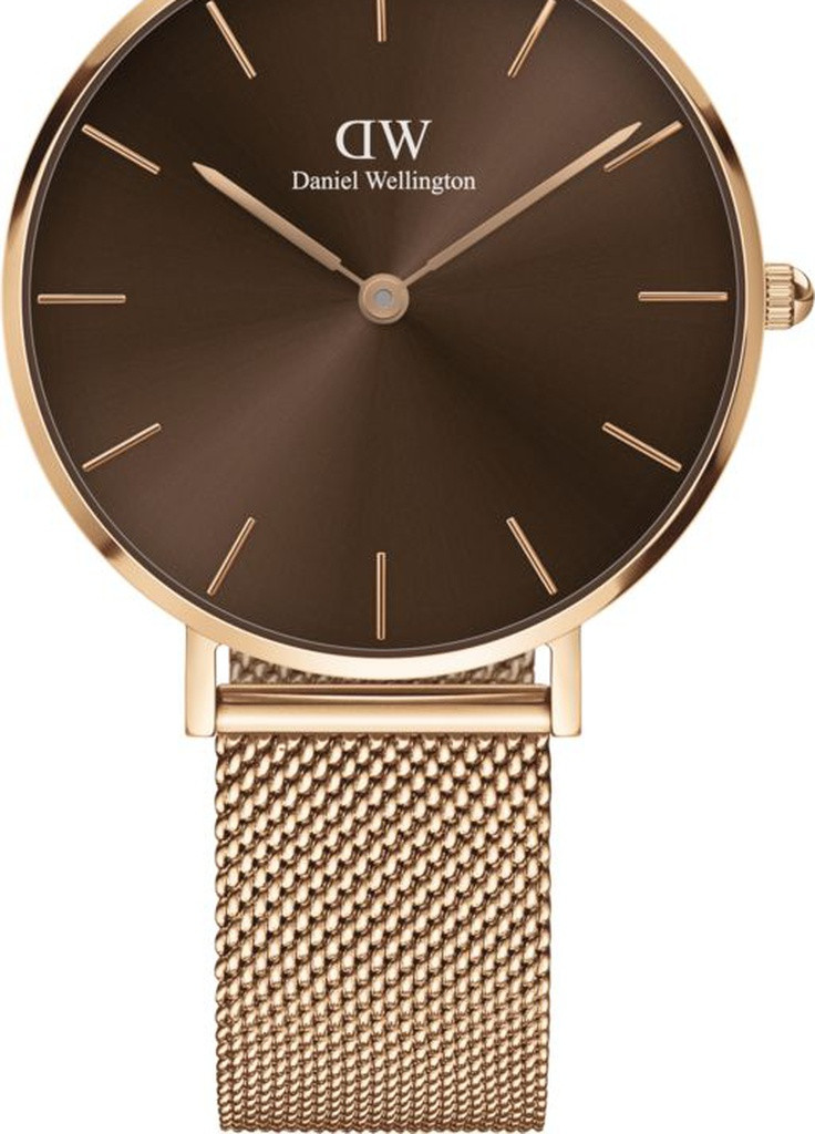 Часы DW00100477 Petite Amber 32 RG Brown кварцевые fashion Daniel Wellington (253014514)