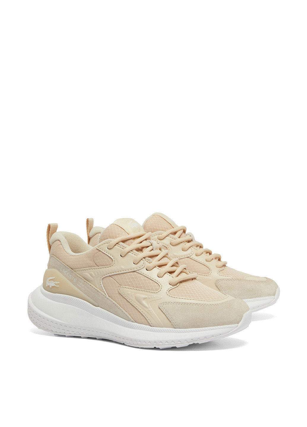 Кроссовки Lacoste L003 EVO бежевые демисезоны (363646872)