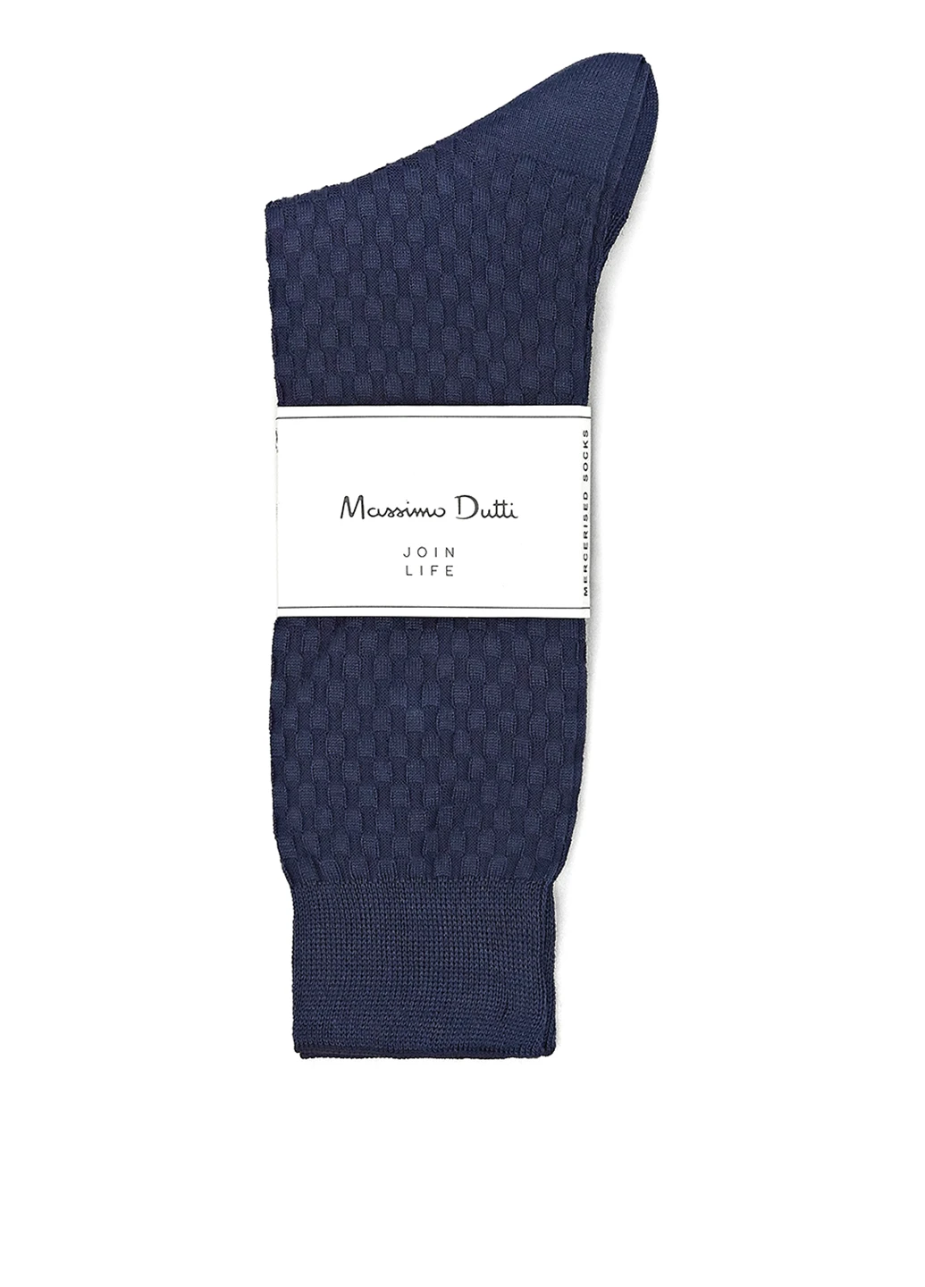 Темно-сині шкарпетки Massimo Dutti однотонні (161580361)