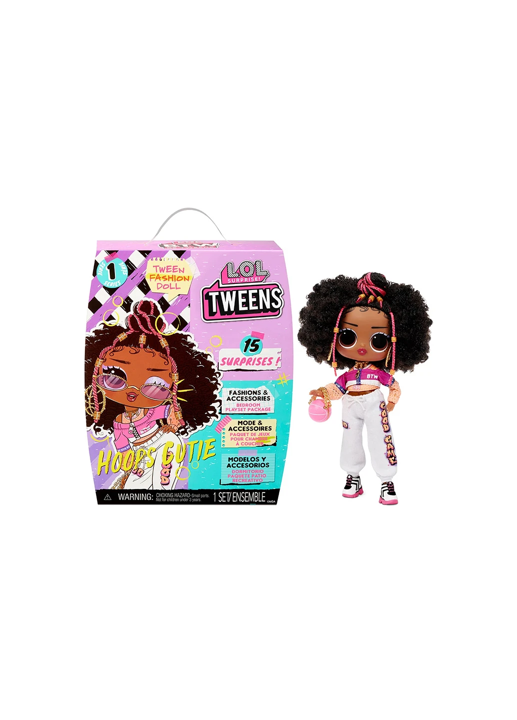 Игровой набор с куклой серии "Tweens" – БАСКЕТБОЛИСТКА (с аксессуарами) L.O.L. Surprise! 576693 (255292548)