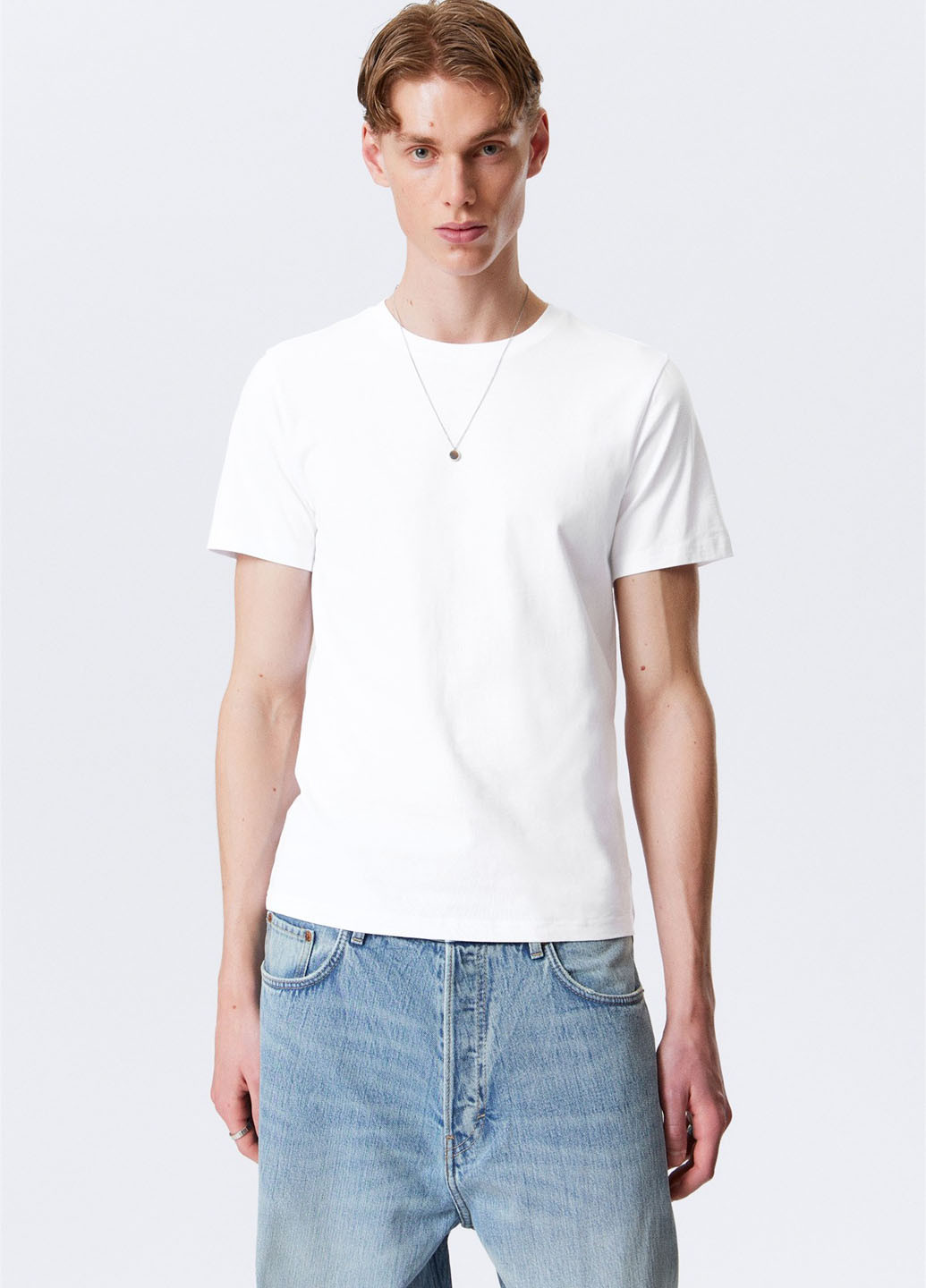 Біла футболка Weekday