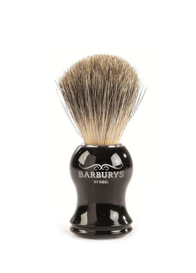 Помазок для гоління з ворсу борсука Barburys grey silhouette (256365371)