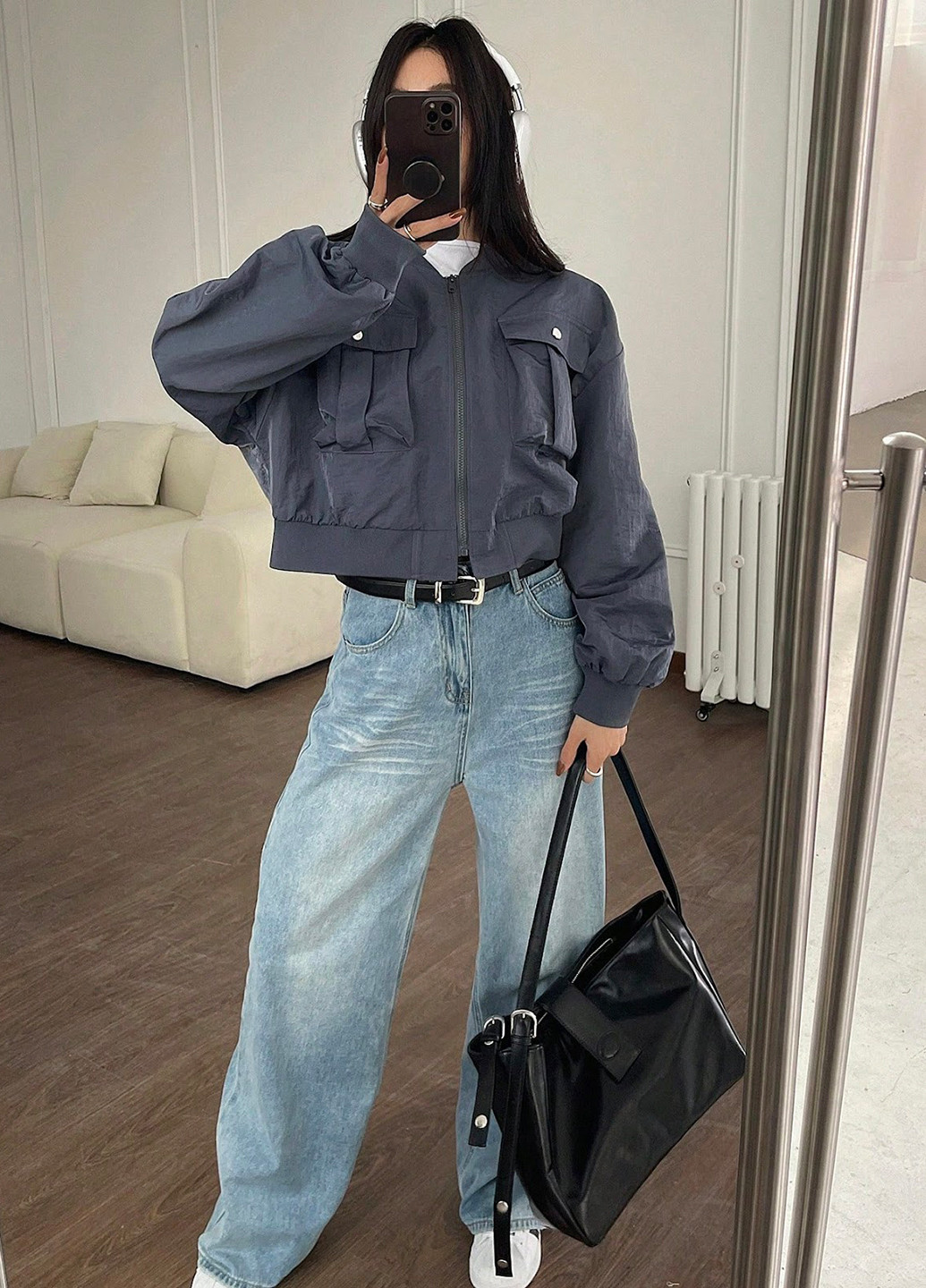 Бомбер SHEIN на блискавці (331019613)