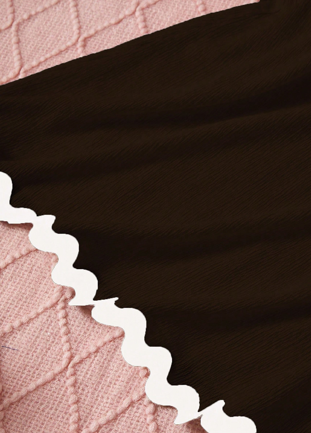 Темно-коричнева всесезон піжама (майка, штани) майка + штани SHEIN