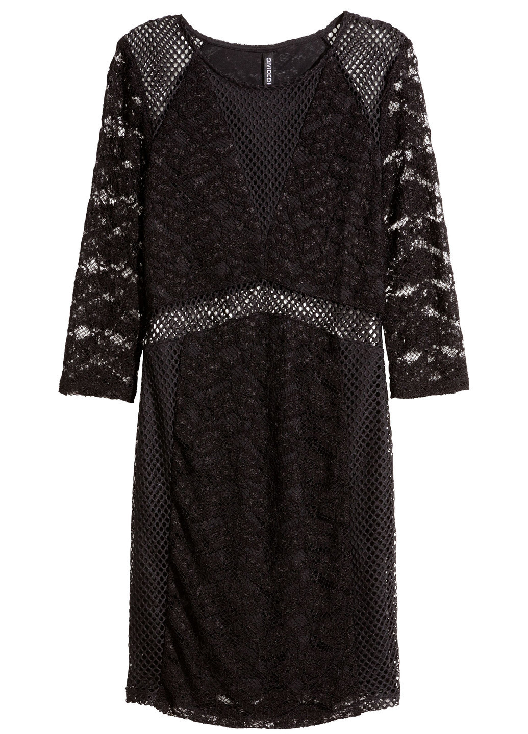 Черное кэжуал платье H&M однотонное