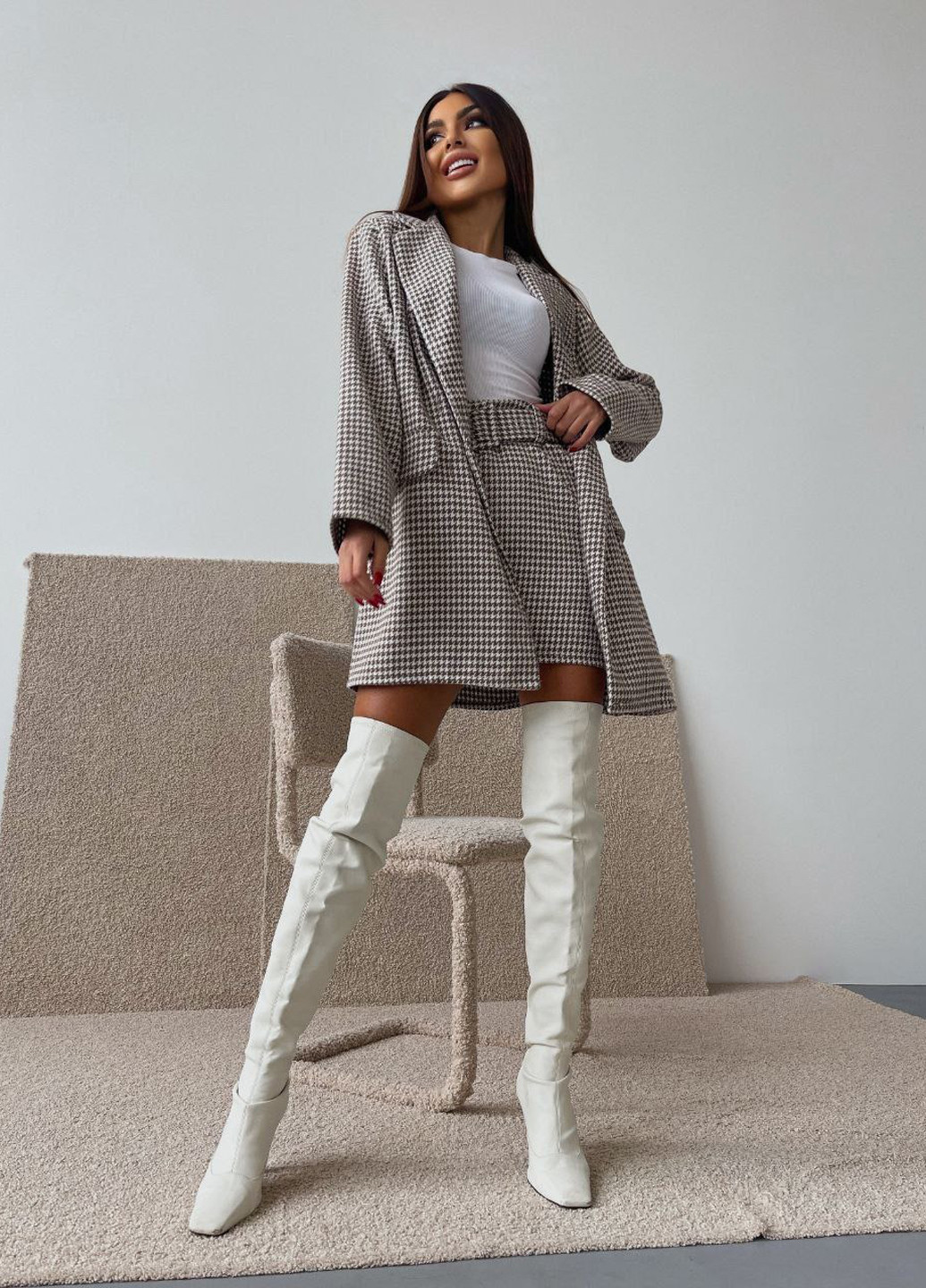 Костюм (жакет, спідниця) No Brand (365960154)