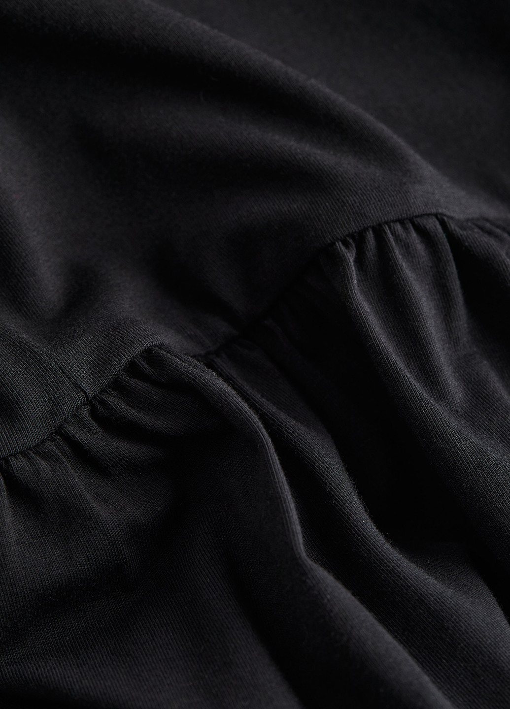 Черное кэжуал платье для беременных клеш H&M однотонное