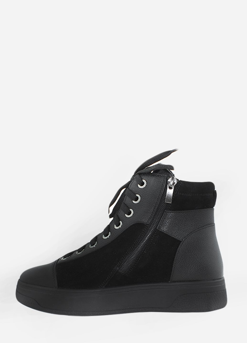 Осенние ботинки rs262 черный Scorpion из натуральной замши