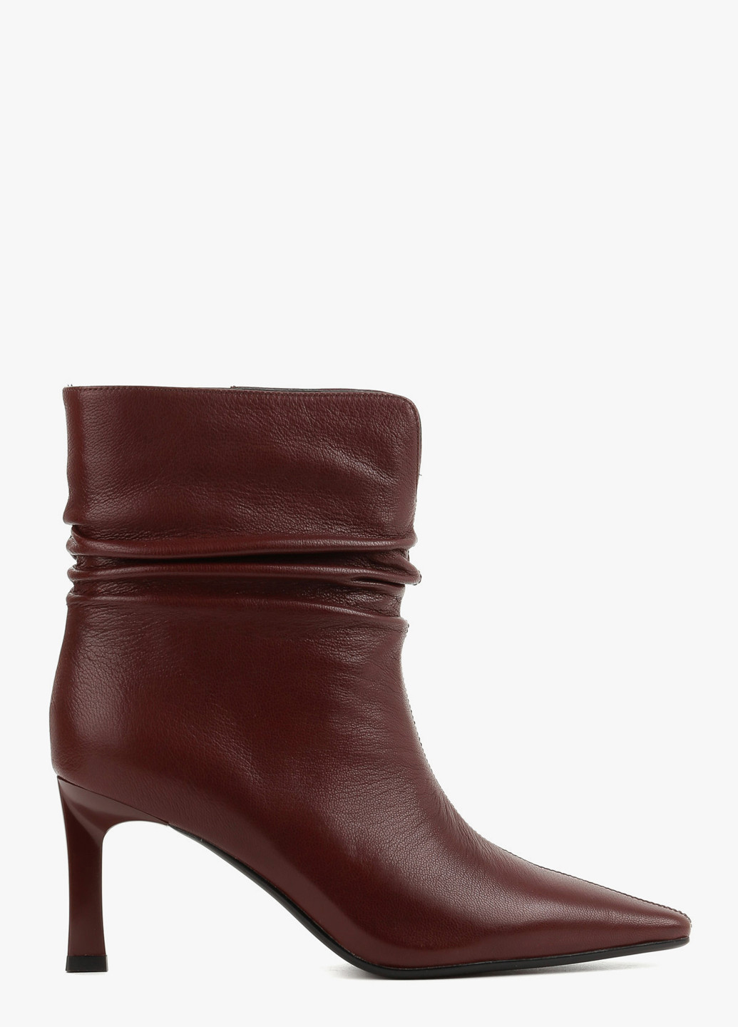Бордовые демисезонная ботильоны Le'BERDES