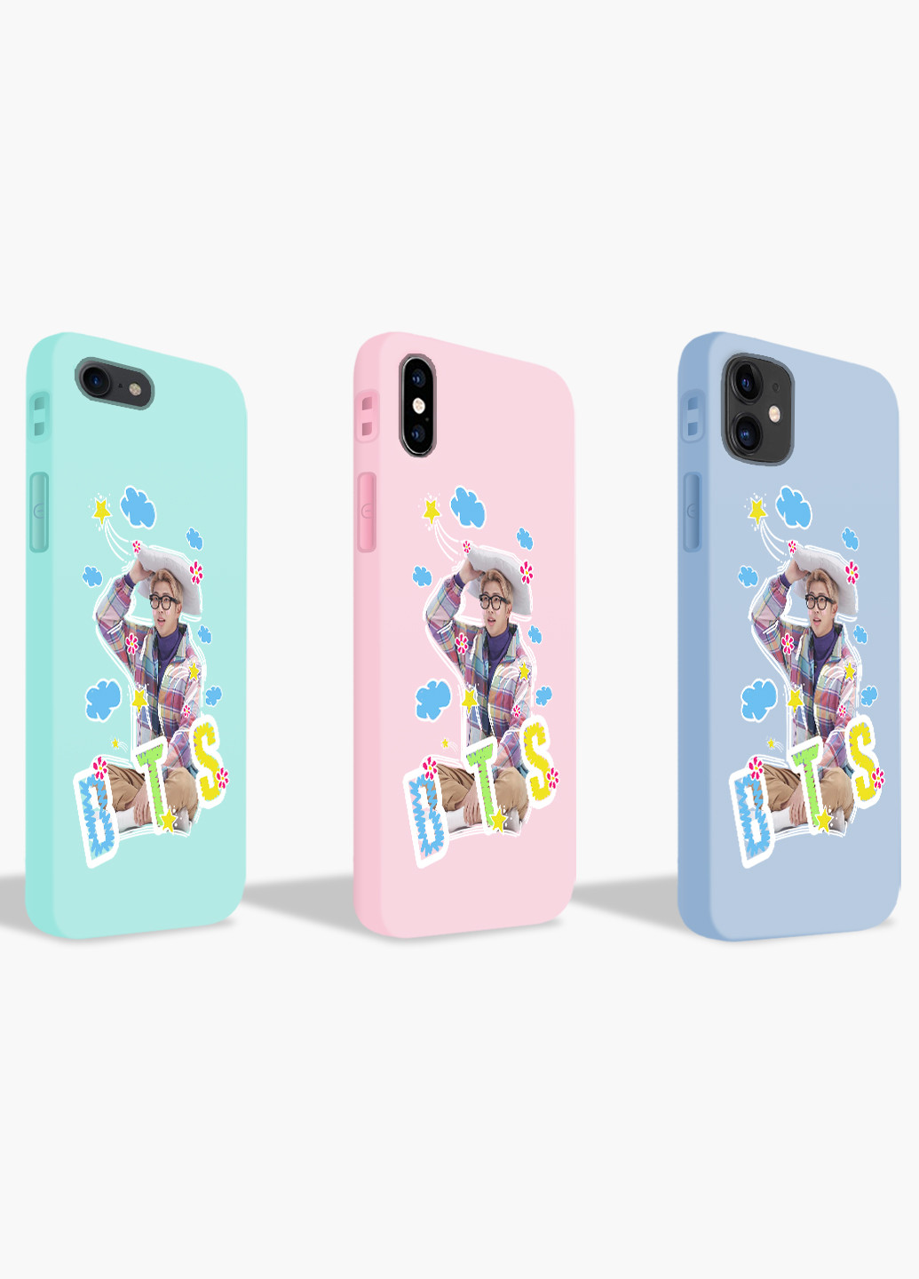 Чехол силиконовый Apple Iphone Xr БТС (BTS) (8225-1066) MobiPrint (219347999)