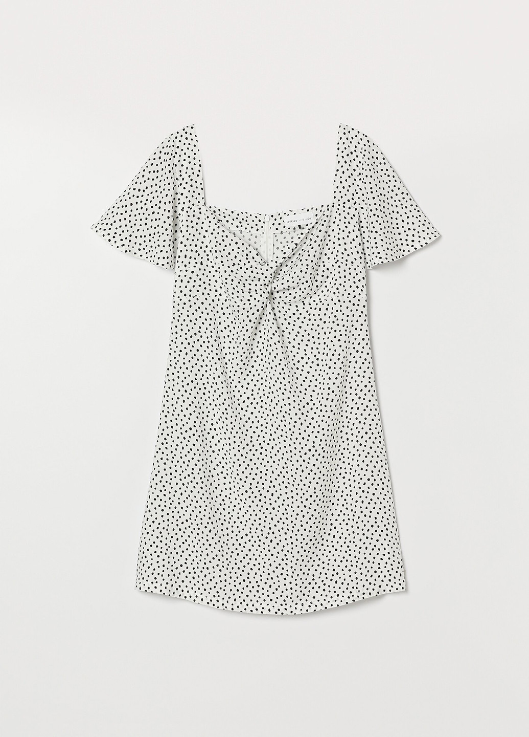 Білий кежуал сукня Lefties в горошок