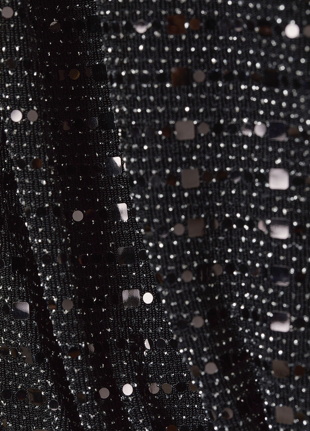 Комбинезон H&M комбинезон-брюки однотонный чёрный вечерний полиамид, трикотаж