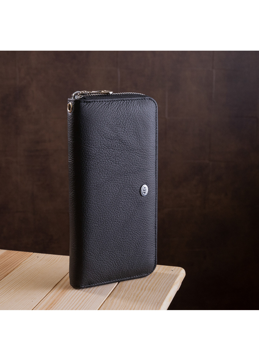 Мужской кожаный кошелек 10х20х3 см st leather (229461268)