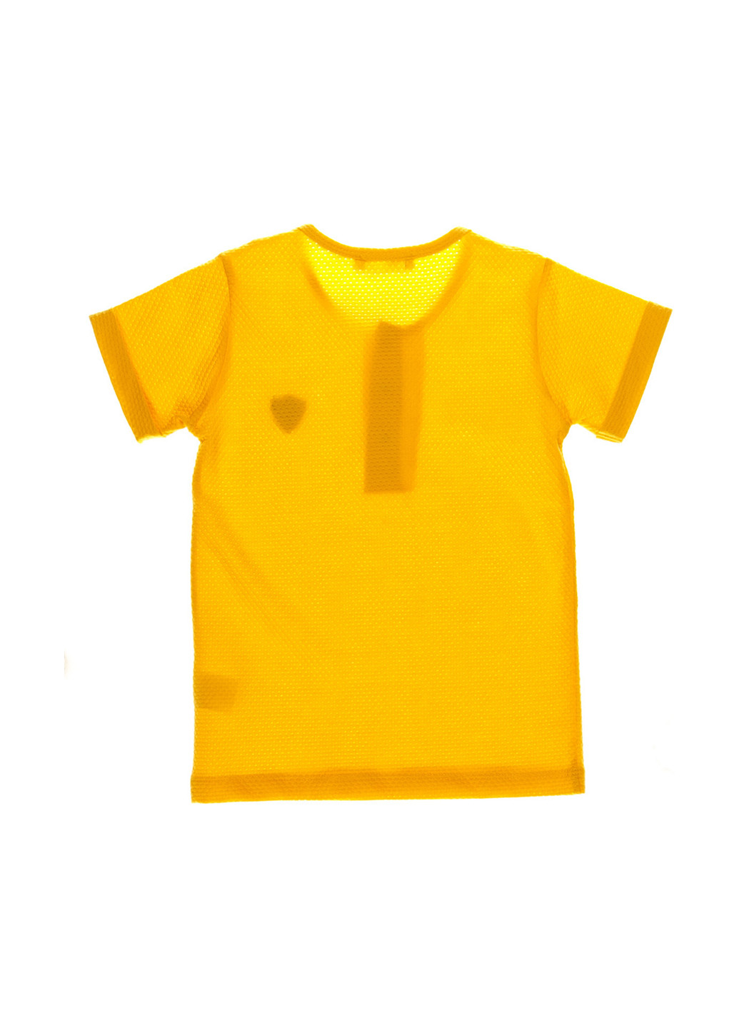 Желтая летняя футболка с коротким рукавом Breeze