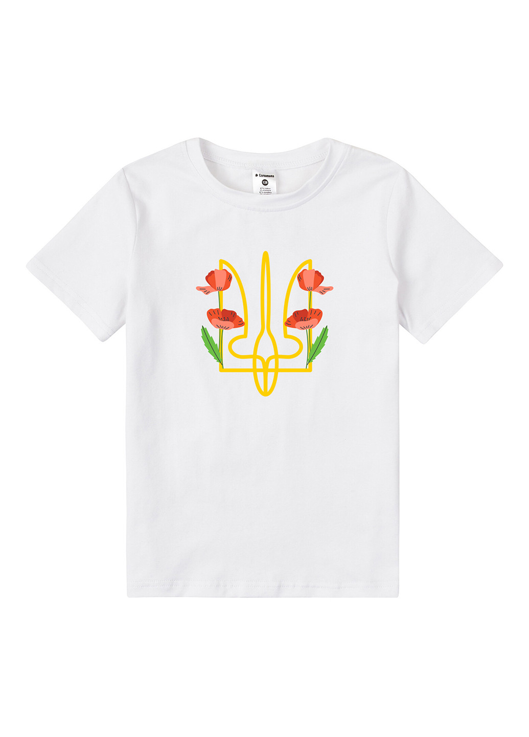 Біла літня футболка Garnamama