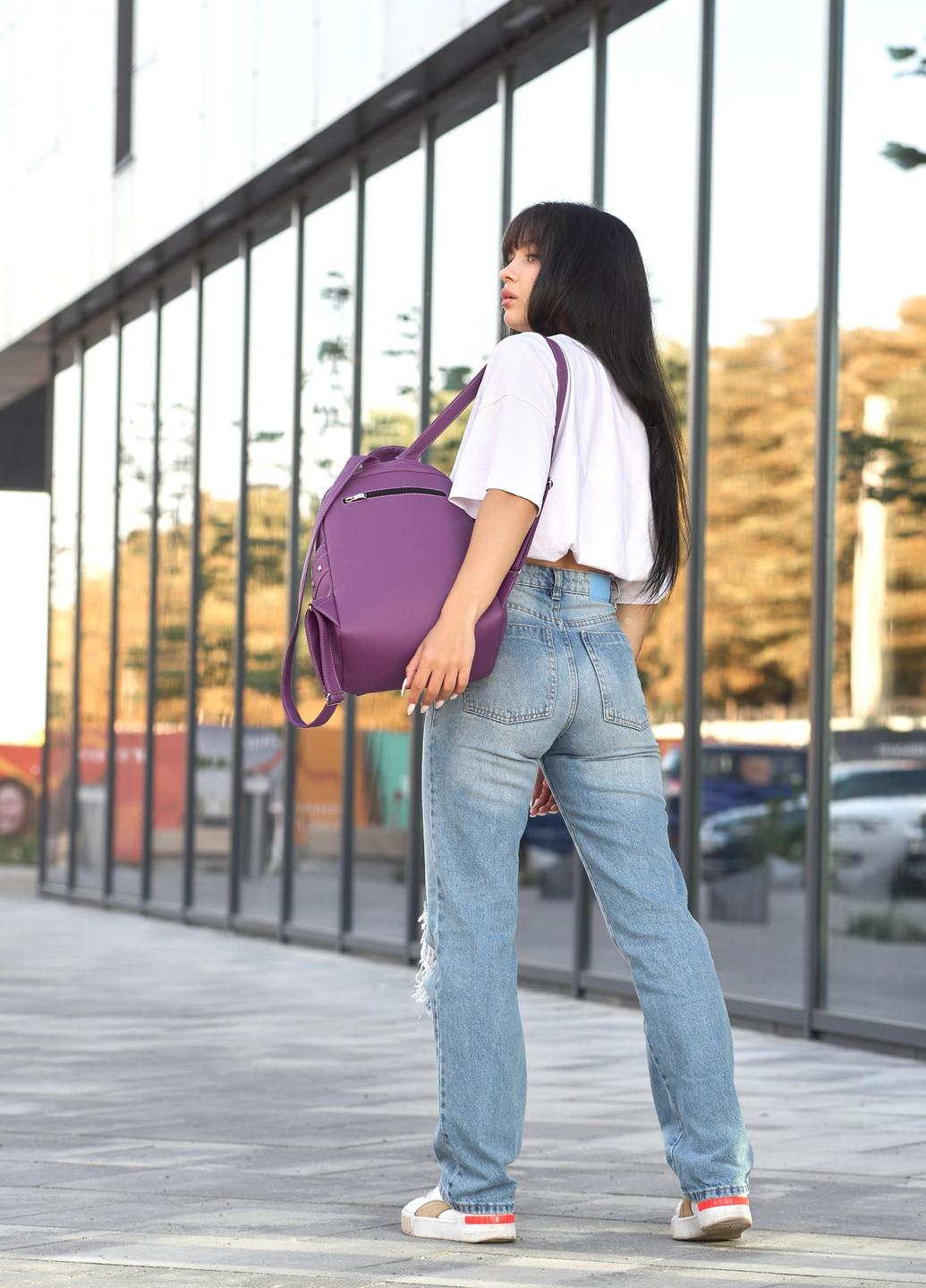 Женский рюкзак Dali фиолетовый Sambag (254474073)