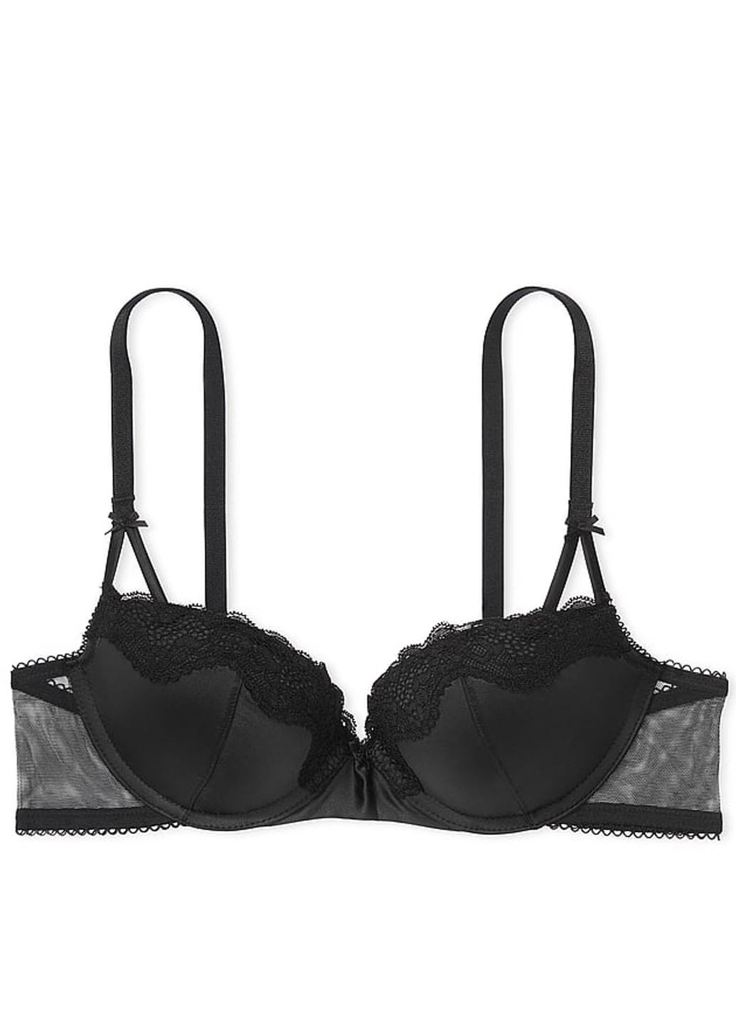 Чорний демісезонний комплект (ліф, трусики) Victoria's Secret