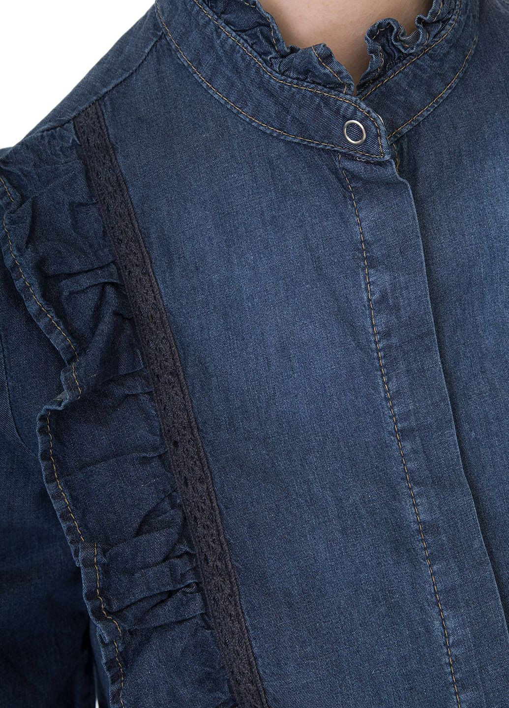 Синяя блуза Oui