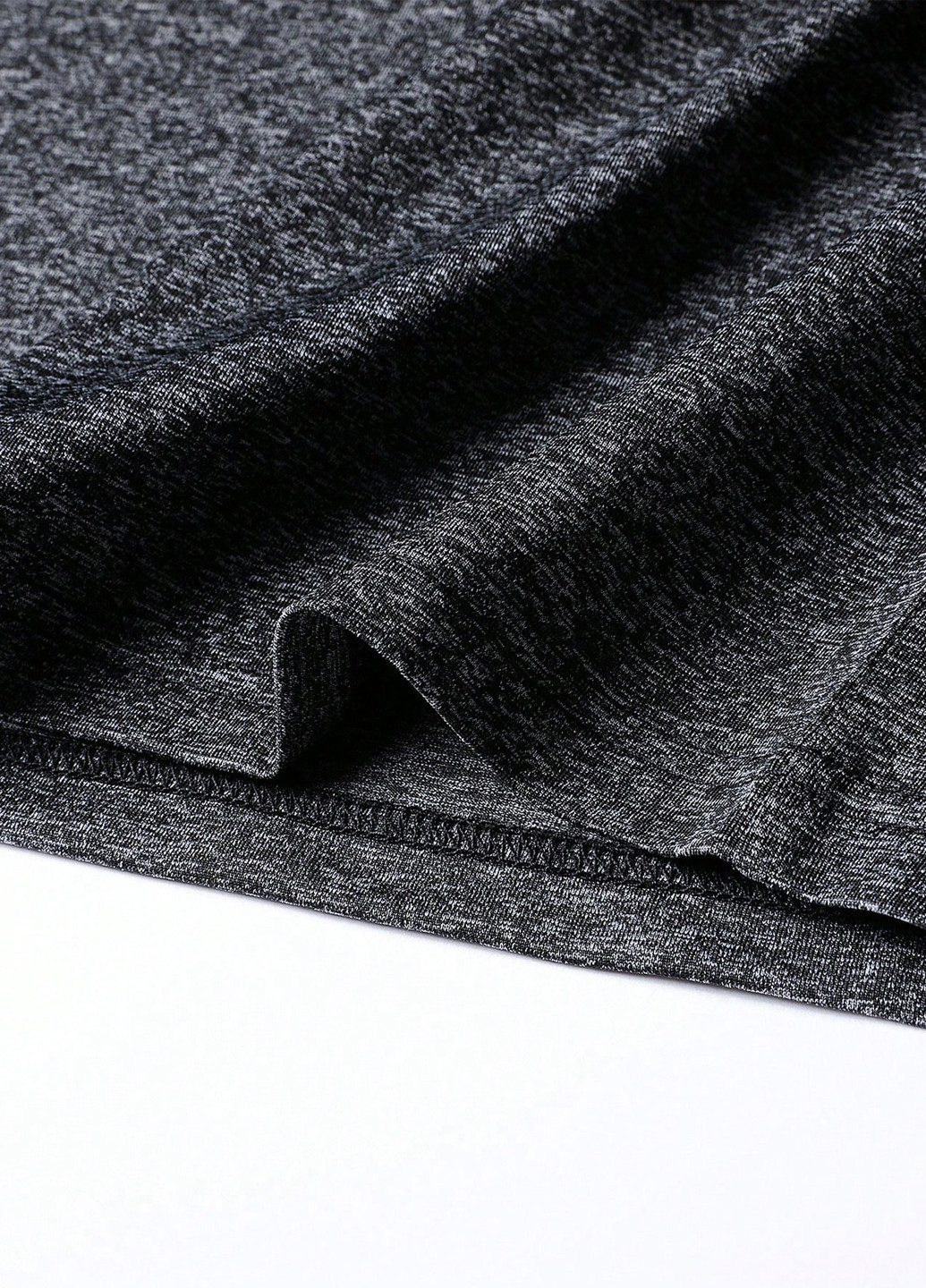 Темно-сірий літній костюм (футболка, шорти) з шортами SHEIN