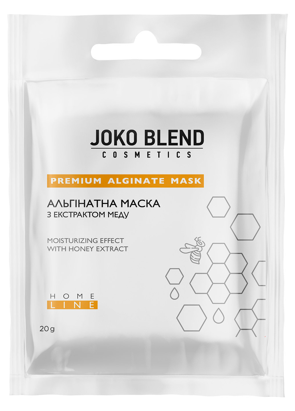 Альгінатна маска з екстрактом меду Premium Alginate Mask With Honey Extract 20 г Joko Blend (202415685)