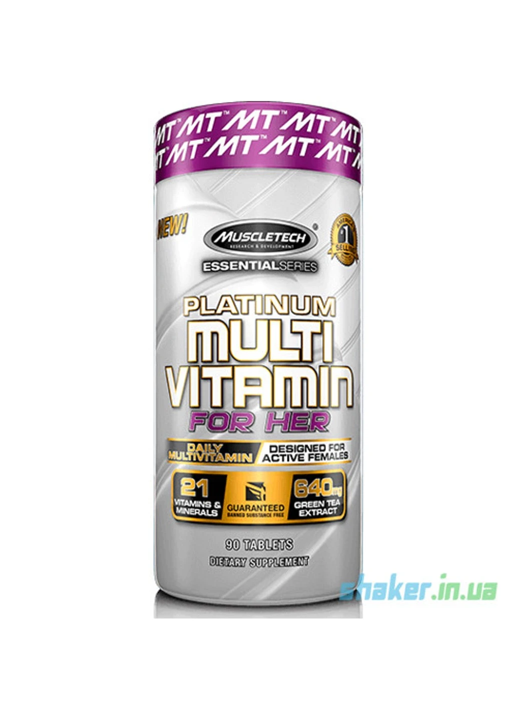 Витамины для женщин Platinum Multi Vitamin For Her (90 таб) мускултеч Muscletech (255408016)