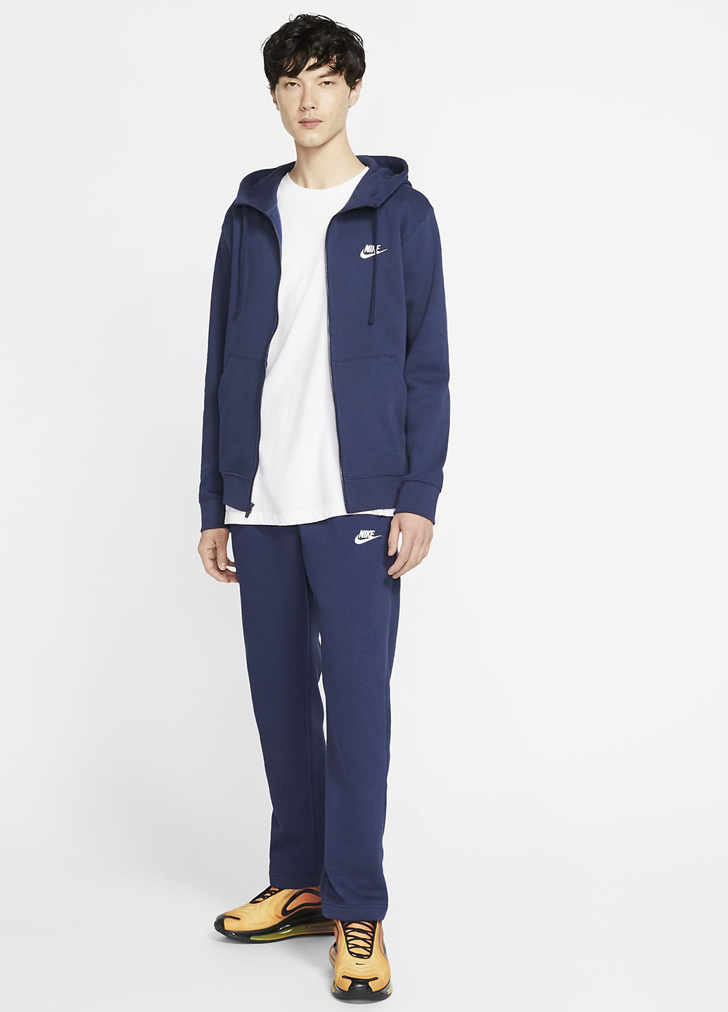 Толстовка Nike m nsw club hoodie fz bb (199148961)