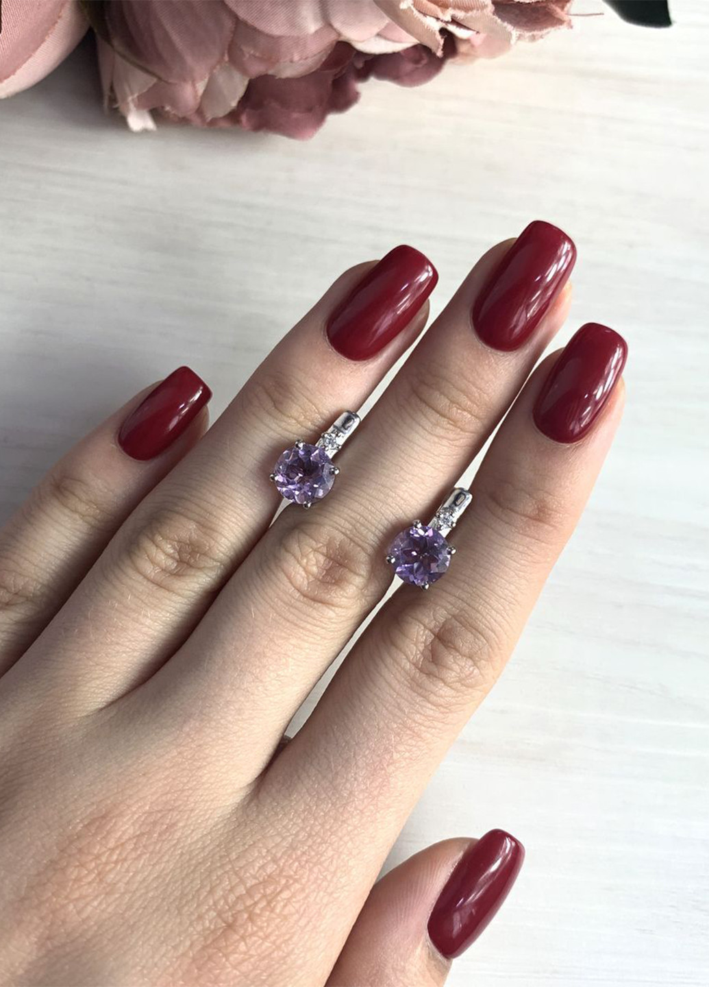 Серьги Silver Flame (164349223)