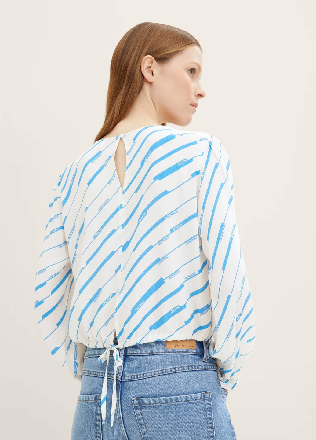 Біла блуза Tom Tailor