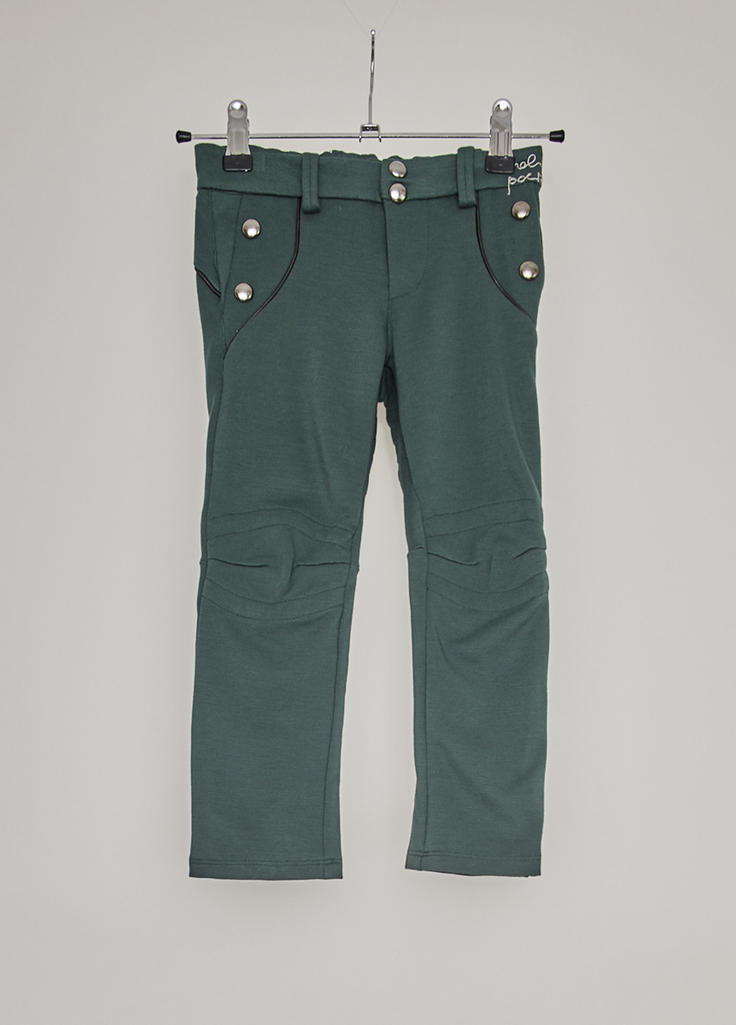 Зеленые кэжуал демисезонные прямые брюки Nolita