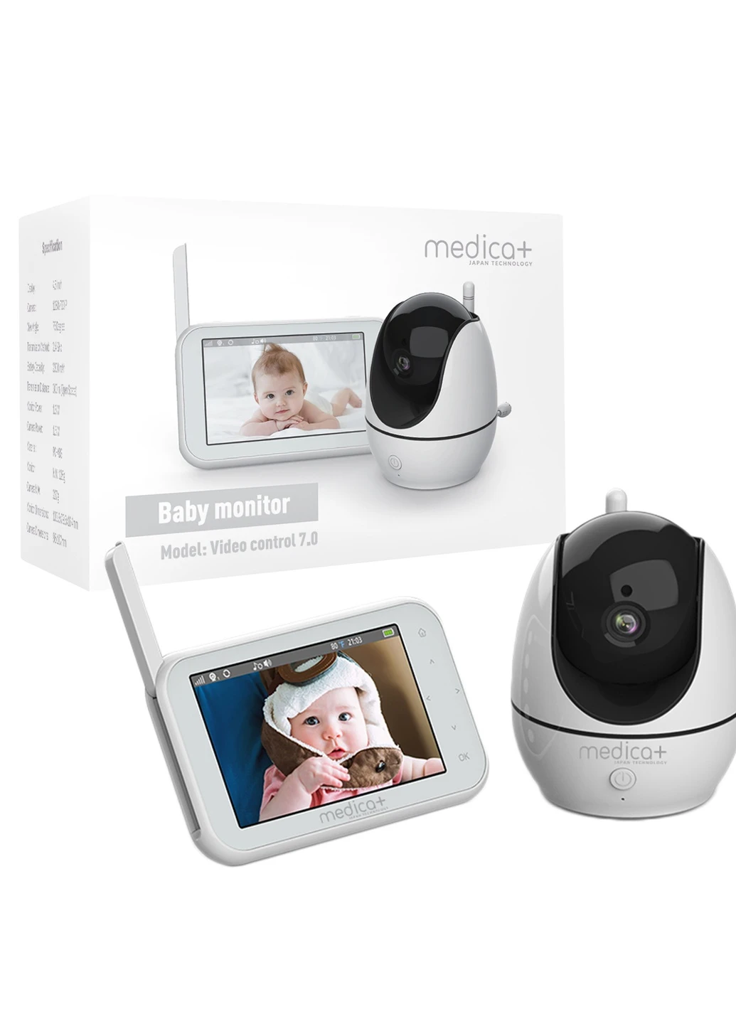 Видеоняня MEDICA+ HD / 360 / WiFi Medica+ VideoControl 7.0 (252552458)