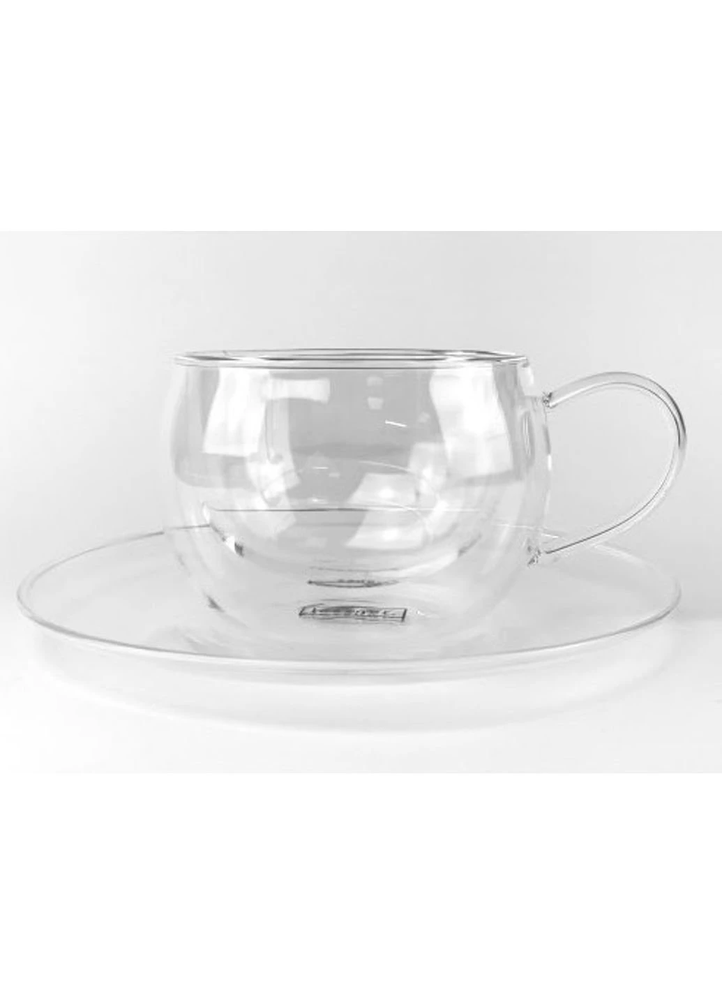 Чашка с двойным дном и блюдцем Thermo 11304-270 270 мл Lessner (253610541)