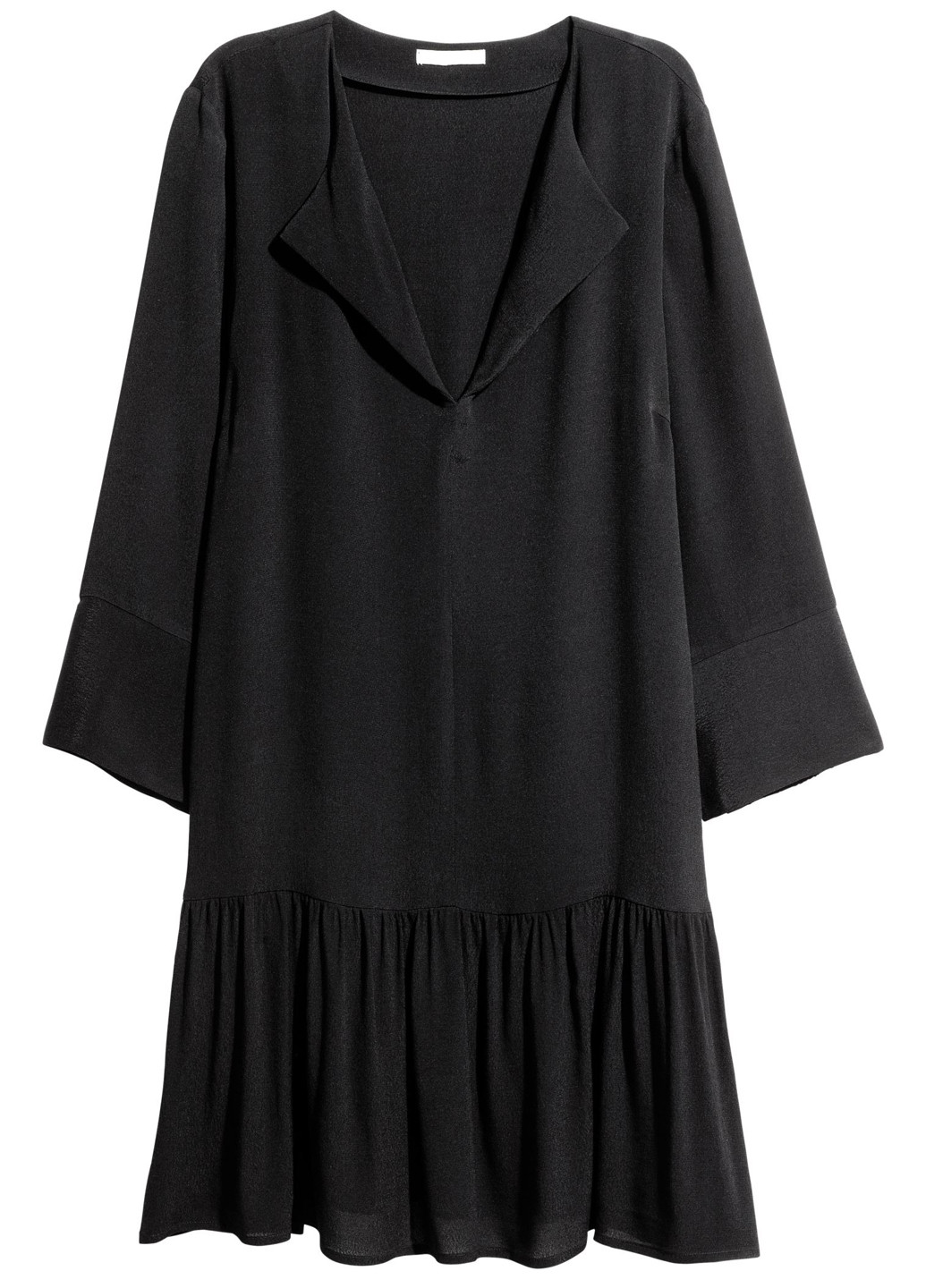 Темно-серое кэжуал платье а-силуэт H&M однотонное