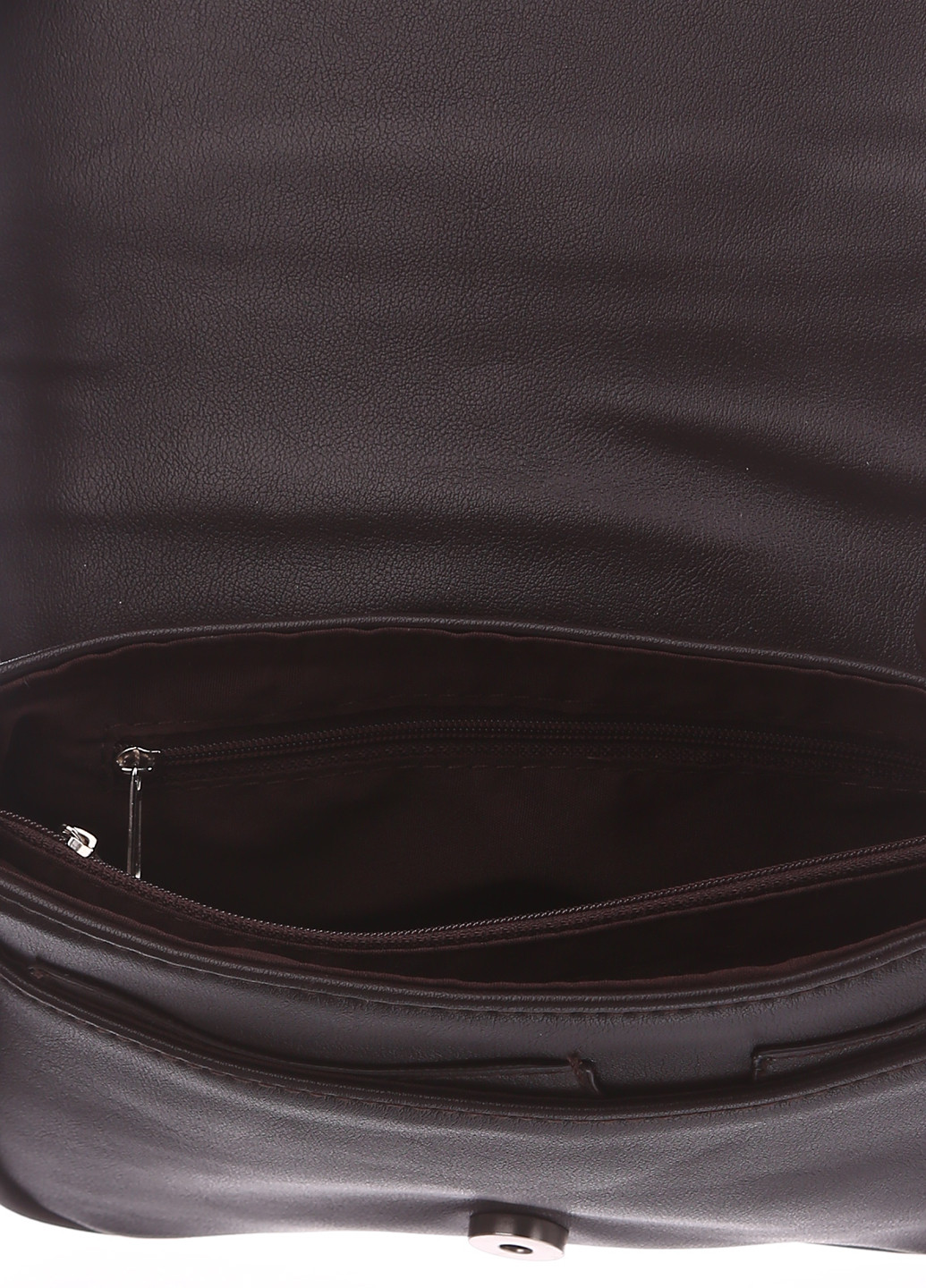 Сумка Marc Chantal кросс боди логотип тёмно-коричневая кэжуал