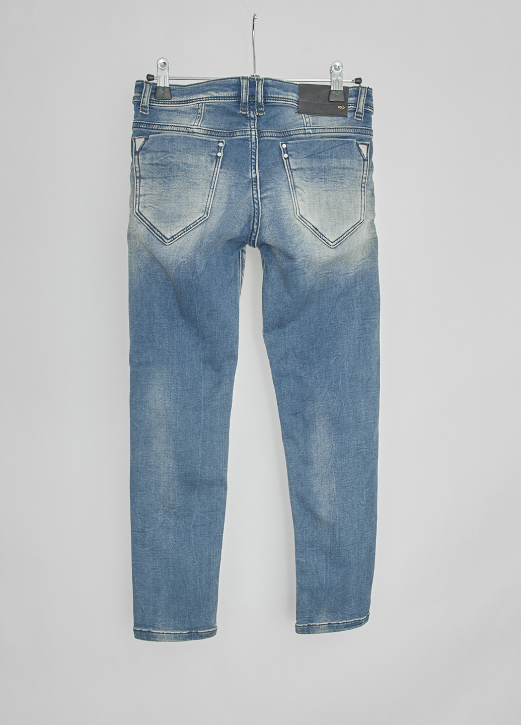 Синие демисезонные зауженные джинсы Antony Morato