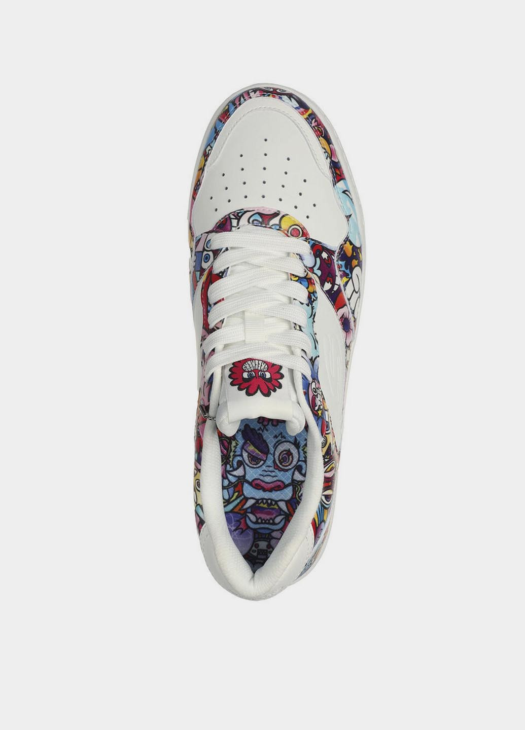 Белые кеды Skechers