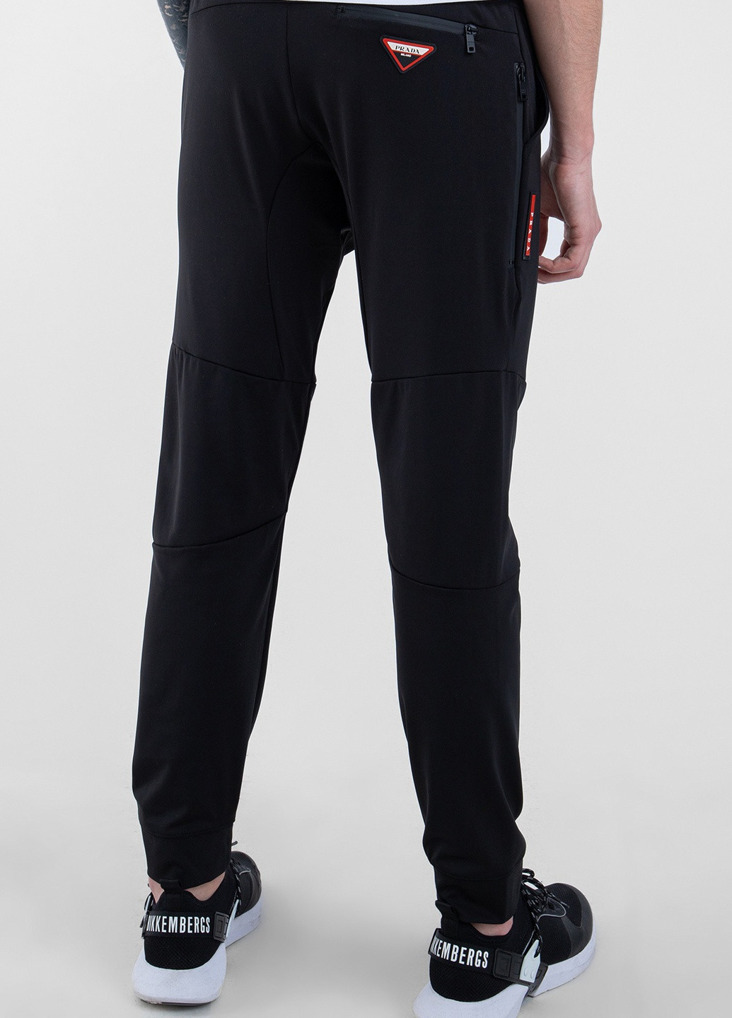Черные спортивные брюки Prada (228132857)